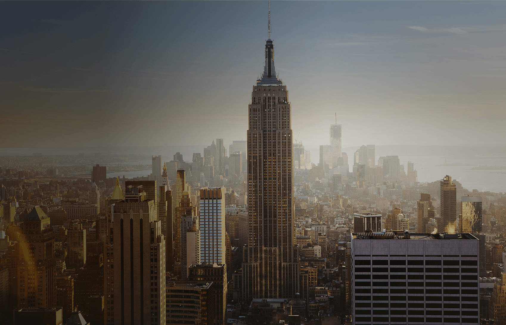 New York City skyline with Empire State Building